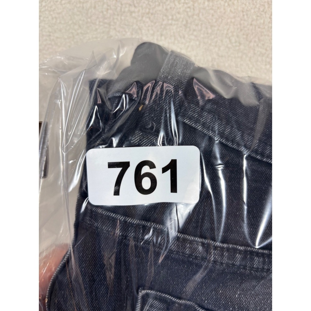 TPJ the Perfect Jean Mens Slim‎ Fit worn in Distressed Black Jeans 33x32 - Picture 8 of 8